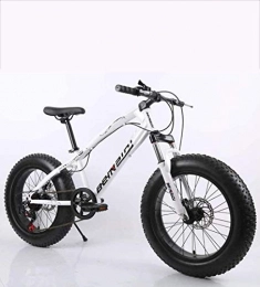 HongLianRiven Fat Tyre Mountain Bike BMX Fat Tire Mens Mountain bike, doppio freno a disco in acciaio / -alto tenore di carbonio telaio Cruiser Bikes, Spiaggia motoslitta Bicicletta, 26 pollici Ruote 5-25 ( Color : A , Size : 21 speed )
