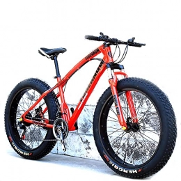 CHICAI Fat Tyre Mountain Bike CHICAI Bici da montagna per adulti da 20 pollici Mountain bike ad alta carbonio in acciaio cross country Bike 21 / 24 / 27 / 30 Bike Bike Piena Bike a sospensione integrale Dotato con doppio disco freno mou