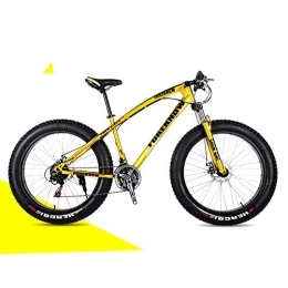 Nerioya Fat Tyre Mountain Bike Mountain Bike per Adulti, Freni A Doppio Disco Anteriori E Posteriori, Bici da Spiaggia con Pneumatici Grassi Ammortizzanti, E, 20 inch 21 Speed