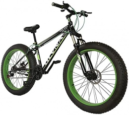 Qianglin Fat Tyre Mountain Bike Qianglin Mountain Bike da 20 / 26 Pollici con Pneumatici Grassi, Bicicletta da Strada all'aperto per Uomo e Donna per Adulti, Bici da Sabbia, velocità 21-27, Freno a Disco, Forcella Ammortizzata