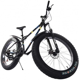 SYCY Fat Tyre Mountain Bike SYCY Mountain Bike da 26 Pollici Fat Tire Junior Bike 21 velocità con Telaio in Acciaio ad Alta Resistenza Biciclette da Pista per Bicicletta Leggera e Resistente