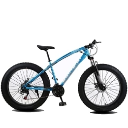 TABKER Fat Tyre Mountain Bike TABKER Bicicletta Speed Mountain Bike Fat Tire Bikes Shock Absorbers Bicycle Snow Bike