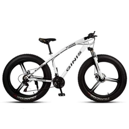 WJSW Bici WJSW Assorbimento Mountain Bike - Mountain Bike Dual Suspension Sport Leisure da Uomo MTB (Colore: Bianco, Dimensioni: 27 velocità)