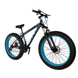 WRJY Fat Tyre Mountain Bike WRJY Fat Bike 26 Dimensioni Ruote e Uomini Genere Bicicletta grassa da Snow Bike, Moda MTB 21 velocità Full Suspension Acciaio Doppio Disco Freno Mountain Bike MTB Bicicletta, A4