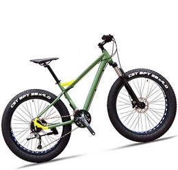 XXCZB Bici XXCZB Mountain Bike Hardtail per Pneumatici da 26 Pollici per Adulti Uomo Donna 27 velocità Sospensione Anteriore Mountain Trail Bike con Doppio Freno a Disco Idraulico per Tutti i Terreni-Verde