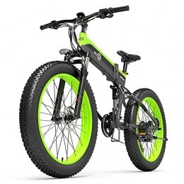 Bezior Mountain bike elettrica pieghevoles Bezior X1000 1000 W 26 pollici pieghevole servoassistito bicicletta elettrica ciclomotore E-Bike 12, 8 Ah batteria 100 km gamma