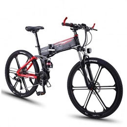 Erik Xian Bici Elettrica bici elettrica Mountain Bike Folding Bike elettrico, 350W 26 '' in lega di alluminio bicicletta elettrica con rimovibile 36V 8AH agli ioni di litio 27 Velocità Shifter Freni a disco doppio u