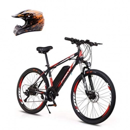 WHYTT Bici 26'' 250W Sport Pieghevole Mountain Bike Adulti con batteria rimovibile agli litio di grande capacità 36 V 10AH, bici elettrica a 21 velocità e tre modalità, adatta per viaggiare in città selvaggia