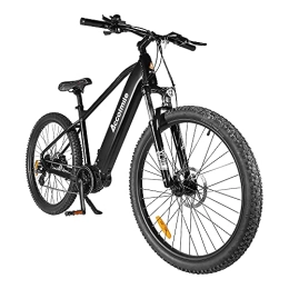 Accolmile Mountain bike elettriches Accolmile Bicicletta Elettrica da Montagna 27, 5 Pollici, Motore Centrale M200 Torque 36V 250W, Batteria al Litio 15Ah, Forcella Anteriore con Sospensione e Shimano 8 velocità