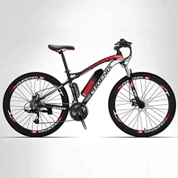 Aoyo Bici Adulti 26" Mountain bike, intelligenti Montagna-bici fuoristrada Biciclette 27 velocità, 50 chilometri di distanza in miglia Pure batteria rimovibile agli ioni di litio, (Color : 35KM / 70KM)