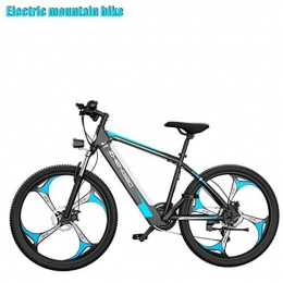 AISHFP Mountain bike elettriches AISHFP Mens Adulti della Bici di Montagna elettrica, 48V 10AH Batteria al Litio, 400W Studente Bici elettrici, 27 velocità Neve Bicicletta elettrica, 26 Pollici in Lega di magnesio Ruote, A