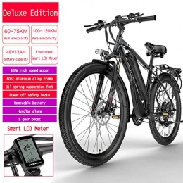 AKEFG Mountain bike elettriches AKEFG 2020 aggiornato elettrica Mountain Bike, 400W 26 '' Bicicletta elettrica con Rimovibile 48V 13AH agli ioni di Litio per Gli Adulti, Nero