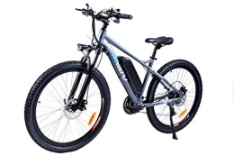 AUTOKS Bici AUTOKS Bicicletta elettrica da 27, 5 'per Adulti, Bicicletta elettrica con Motore da 250 W, Batteria da 36 V 8 Ah, Cambio Professionale a 21 velocità (Grigio)