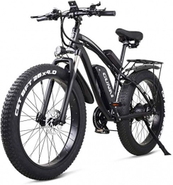 RDJM Mountain bike elettriches Bciclette Elettriche, 26 adulta della bicicletta elettrica 1000W elettrico Fat Tire biciclette Beach Cruiser Bici Bicicletta elettrica 48v 17Ah batteria al litio E-Bike Mountain Bicicletta elettrica