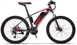 RDJM Bici Bciclette Elettriche, 26 Biciclette elettriche Pollici, 36V 250W Offroad Bikes 27 incremento di velocità della Bici Adulta Sport all'Aria Aperta Ciclismo (Color : Red)