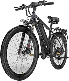 CASTOR Bici Bici elettriche Biciclette, 26 '' mountain bike elettriche, biciclette all'aperto per adulti 400W 48 V 13Ah rimovibile grande capacità di litio di grande capacità 21 velocità con display LCD und sedil