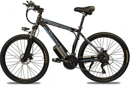 CASTOR Mountain bike elettriches Bici elettriche Bike elettrica da 350 W 26 "Adulti Bicicletta elettrica / mountain bike elettrica, Bici con batteria rimovibile 10 / 15Ah, professionale 27 velocità ingranaggi (blu) (Dimensione: 10Ah)