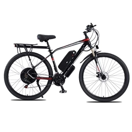 Bewinch Mountain bike elettriches Bici Elettriche da Mountain Bike per Adulti 29"Bicicletta E-MTB con Batteria agli Ioni di Litio Rimovibile 48 V 13 A per Uomo, Ingranaggi A 21 velocità, Freni A Doppio Disco, Nero, 29 inch