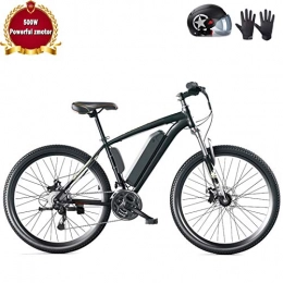 Amantiy Mountain bike elettriches Bicicletta elettrica, Bicicletta elettrica per la mountain bike per adulti, 27 velocità Bicicletta elettrica fuoristrada, Bicicletta elettrica da 250W / 500W, batteria al litio 36V / 48V, 26 pollici R