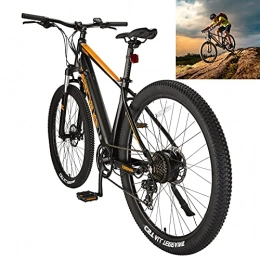 CM67 Mountain bike elettriches Bicicletta elettrica Velocità massima di guida 25 km / h Biciclette elettriche Capacità della batteria 10 Ah Bici uomo Freno Freni a disco meccanici Display LCD, nero