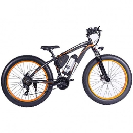 BRISEZZ Bici BRISEZZ Elettrica in Bici, 26 '' Bicicletta elettrica 7 velocità Scooter Meccanico Freno a Disco con Rimovibile 36V 350W agli ioni di Litio for Adulti HRTT