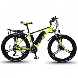 Caige Mountain bike elettriches Caige Elettrico Mountain Bike, 350W 26" Bicicletta elettrica con Rimovibile 36V 8AH Batteria al Litio, 21 e 27 a Due velocit Shifter elettrica Kit Bike, Giallo