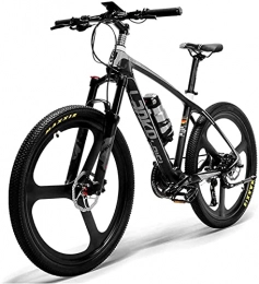 CASTOR Bici CASTOR Bici elettriche 26 '' Bici elettrica in Fibra di Carbonio Telaio in Fibra di Carbonio 240W Mountain Bike Sensor Sensor Sistema di Sensore Bloccabile a Chiave e Gas
