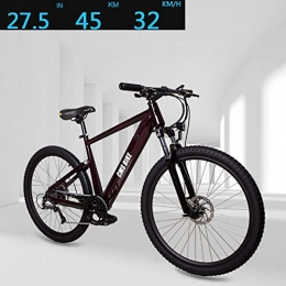 DT Mountain bike elettriches DT 27, 5 Pollici Bicicletta Elettrica 250W Mountain Bike 36V 10.4Ah Batteria al Litio Rimovibile Freno A Disco Anteriore E Posteriore