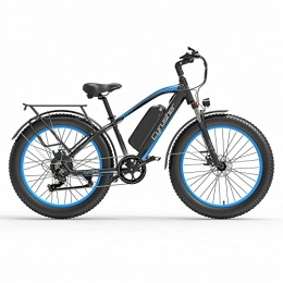 Extrbici Mountain bike elettriches Extrbici Electric Bike batteria 48V 250W 26 pollici Fat Tire adulto elettrico Mountain Bike XF650(blu)