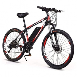 FRIKE Mountain bike elettriches FRIKE Bici elettriche da 26 '' per Adulti, Bicicletta elettrica da 250 W con Batteria al Litio Rimovibile da 8 Ah, Freni a Doppio Disco Anteriori e Posteriori Professionali a 21 velocità