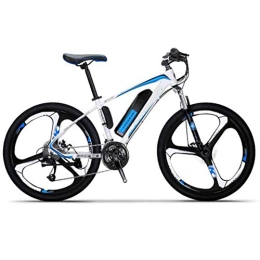 FZYE Bici FZYE 26 Pollici Montagna Bicicletta elettrica, audace Forcella Ammortizzata Bike Lega Alluminio Bici Adulto Sport Tempo Libero, Blu