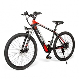 Gaoyanhang Mountain bike elettriches Gaoyanhang Mountain bike-26 Pollici in Acciaio ad Alto tenore di Carbonio 150 kg 250 W LED 36V8AH Batteria al Litio alimentata a Pedale Bici elettrica 30 km / h (Color : Black)