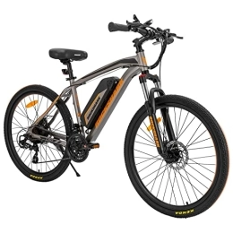 ivil Bici HILAND Rockshark E-Bike Elettrica Mountain Bike 250 W Motore 26 pollici Mountain Bike per uomo e donna Shimano 21 marce freno a disco forcella ammortizzata con batteria al litio da 36 V 10, 4 Ah