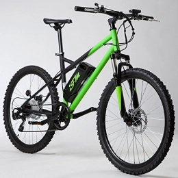 imt Mountain Bike Elettrica a Pedalata Assistita 27.5” 250W 8AH Verde e Nera