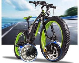 KERS Mountain bike elettriches KERS Bicicletta Elettrica 48V Fat Tire Bike Elettrico Potente Bici di Montagna Elettrica 17AH 1000W EBike Beach Cruiser 21 Elettrico di velocità Neve Biciclette