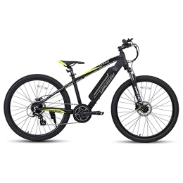 STITCH Mountain bike elettriches LAMASSU Mountain Bike Elettrica da 27, 5 Pollici per Uomo Donna Adulti con Telaio in Alluminio da 457 mm Display LCD E-Bike Cambio Shimano 8 Velocità Batteria da 36 V 11, 6 Ah E-MTB Nero…