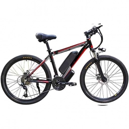 Amantiy Bici Mountain bike elettrica, 26 In bici elettrica for adulti 48V10AH350W litio ad alta capacità della batteria con bloccaggio della batteria 27 Velocità della montagna della bicicletta con Instrument LCD