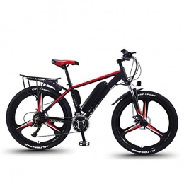 NYPB Mountain bike elettriches Mountain bike elettrica, bici elettrica da 26 pollici con batteria sostituibile da 36 V, motore brushless da 350 W, cambio a 27 velocità unisex (red-B 13ah)