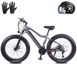 Amantiy Mountain bike elettriches Mountain bike elettrica, BICICLETA DE MONTAÑA ELÉCTRICA Pneumatico FAT PRENO PARA Adultos, Bicicletas de Nieve 48 V 20Ah Li-Battery 1500W, Bicicleta de Playa de Aleación de Aluminio de 27 Velocidades,