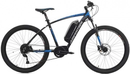 Cicli Cinzia Mountain bike elettriches Mountain Bike elettrica Cinzia Sleek, 27, 5 Pollici, Nero / Blu, 50 Centimetri