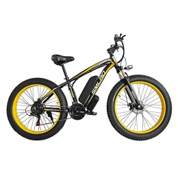 Tanamy Bici Mountain Bike Elettrico da 26 Pollici, Fat Tire 500W / 1000W Beach Cruiser all Terrain Snow Bike 21 velocità Biciclette Sportive con Batteria agli ioni di Litio Rimovibile 48V 13AH per Adulti, 500W