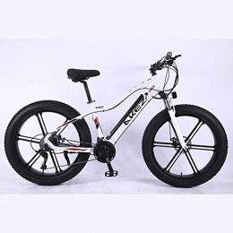 MRXW Mountain bike elettriches MRXW Litio Cellule Lega di Alluminio 26 Pollici Nascosto Bicicletta elettrica, Mountain Bike supportato Adulto Ruvida motoslitta, 350W 36V 10Ah Ebike della Batteria sostituibile agli ioni di l.