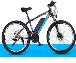 RDJM Bici RDJM Bciclette Elettriche, 26 Pollici Bici elettriche della Bicicletta della Montagna, Disegno Removibile Li velocità variabile della Batteria Bici for Adulti (Color : Blue)