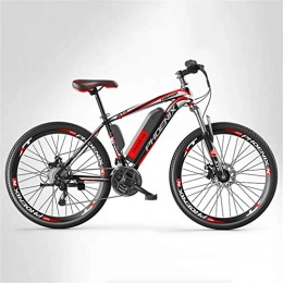 RDJM Mountain bike elettriches RDJM Bciclette Elettriche, Bici da Montagna for Adulti Mountain Bike, Biciclette elettriche da 250W, 27 velocità Bicicletta elettrica Fuoristrada, Batteria al Litio 36V, Ruote da 26 Pollici