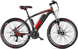 XDHN Bici XDHN Accensione E Spegnimento della Bici Elettrica Termica Batteria al Litio 60Km 36V10Ah Assorbimento degli Urti Confortevole 27 velocità Adatto per Il Viaggio di Lavoro Fitness in Bicicletta, Rosso