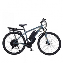 XILANPU Bicicletta Elettrica, Batteria al Litio Servoassistita per Adulti in Lega di Alluminio da 29 Pollici Bicicletta 48V1000W Mountain Bike A Lunga Durata della Batteria,Grigio