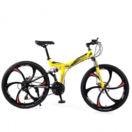 BaiHogi Bici BaiHogi Bici da Corsa Professionale, Bici Pieghevoli di Montagna, 24 / 26 Pollici 21 / 24 / 27 / 30 velocità Dual-Disc Freni Dual-Shock Variabile velocità velocità velocità Mountain Bicycles