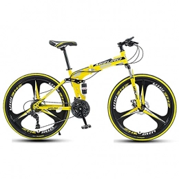 BaiHogi Bici Bici Da Corsa Professionale, 21 / 24 / 27 Velocità con doppio disco Freno di ingranaggio preciso Shifter Pieno Sospensione piena 24 / 26 pollici Pieghevole Bike Mountain Bike for uomo Donne Bike Pieghevole