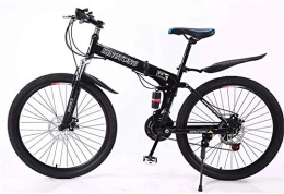 Elettrica Bici elettrica Mountain Bike 21-velocit for Adulti Folding Mountain Bike 26 Pollici in Acciaio al Carbonio Bici Student velocit variabile off-Road Dual Shock Absorber Doppio Freno a Disco