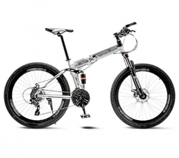 Folding Bike Mountain Uomini e Donne bicicletta universale, da 26" a velocità variabile 21 marce mountain bike, doppio ammortizzante parlato ruote Studente MTB Racing Strada / a terra / lavoro univers